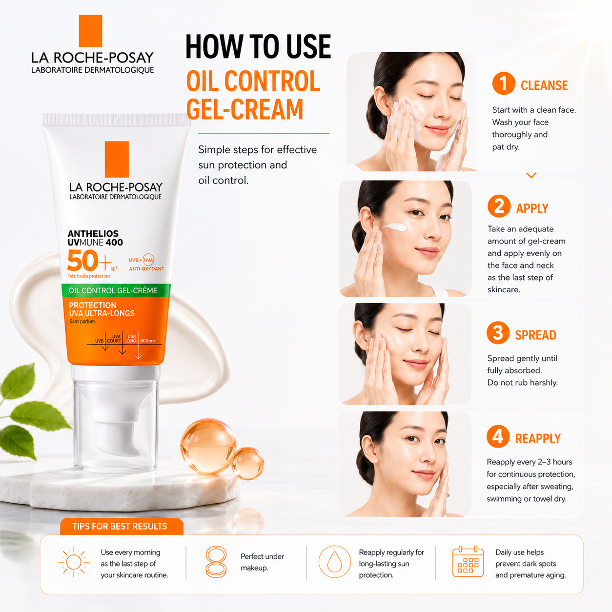 La Roche-Posay Anthelios UVMune 400 Oil Control Gel-Cream SPF50+ 50ml