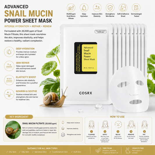 COSRX Advanced Snail Mucin Power Sheet Mask
