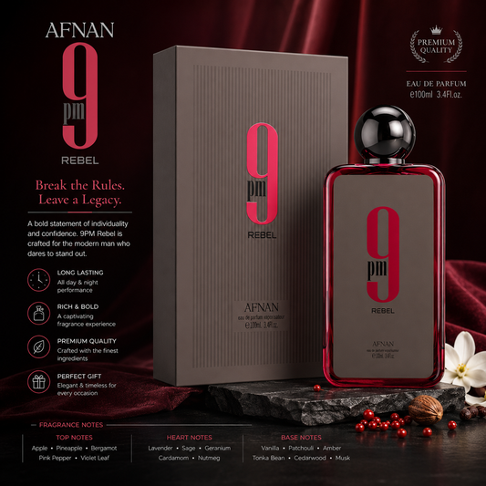 Afnan 9PM Rebel Eau de Parfum for Men & Women