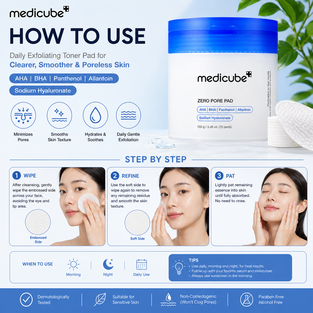 Medicube Zero Pore Pad 2.0 (70 Pads)