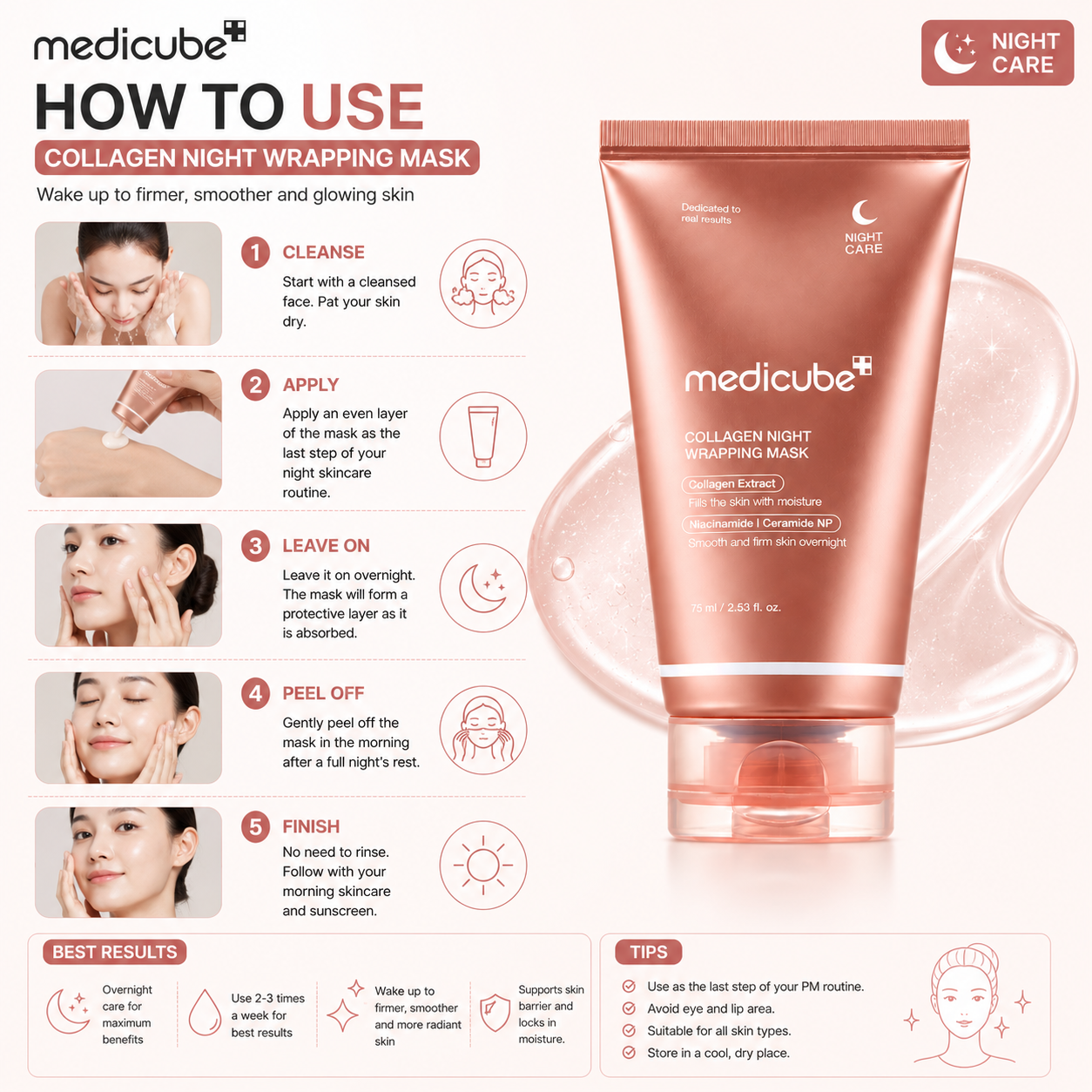Medicube Collagen Night Wrapping Mask 75ml