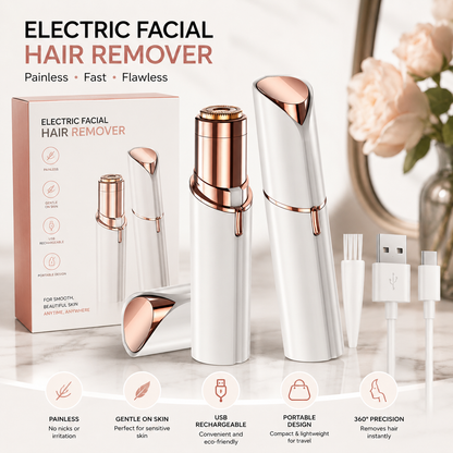 Portable Painless Eyebrow & Face Hair Remover