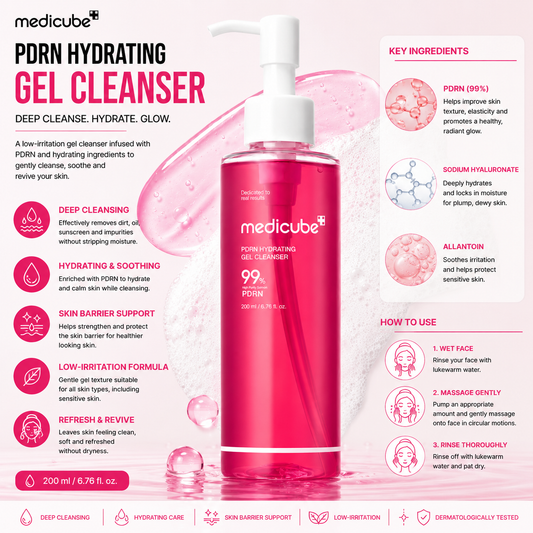 Medicube PDRN Hydrating Gel Cleanser