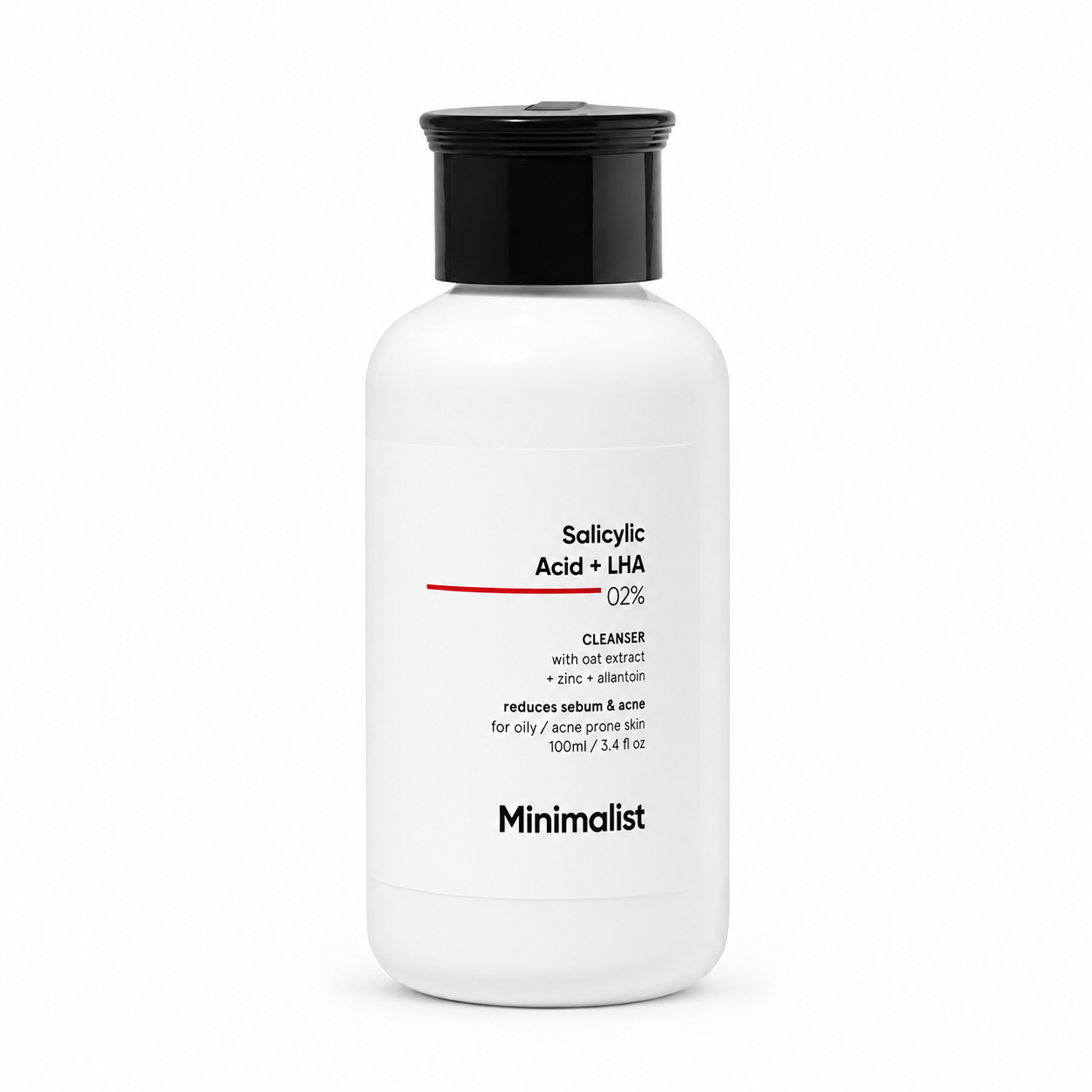 Minimalist 2% Salicylic Acid + LHA Cleanser 100ml