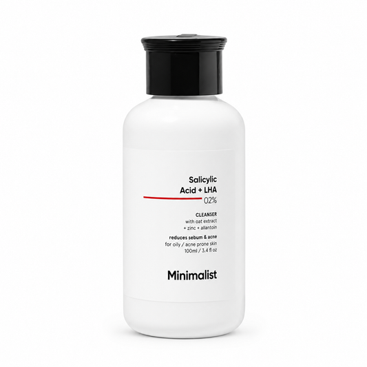 Minimalist 2% Salicylic Acid + LHA Cleanser 100ml