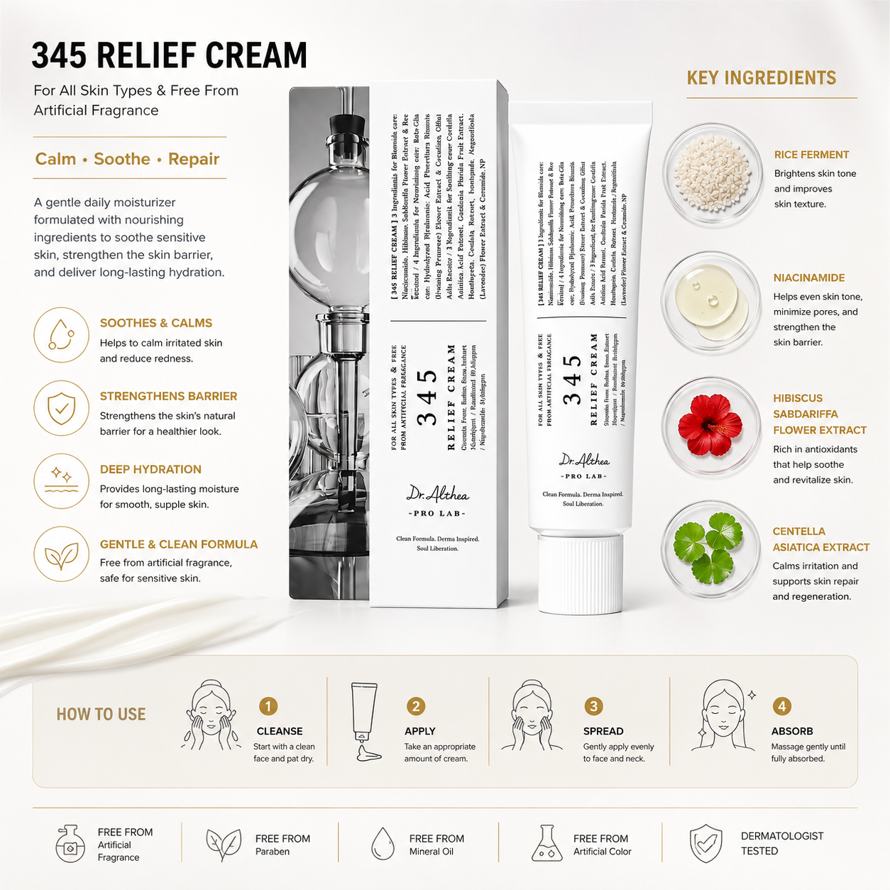 Dr. Althea 345 Relief Cream