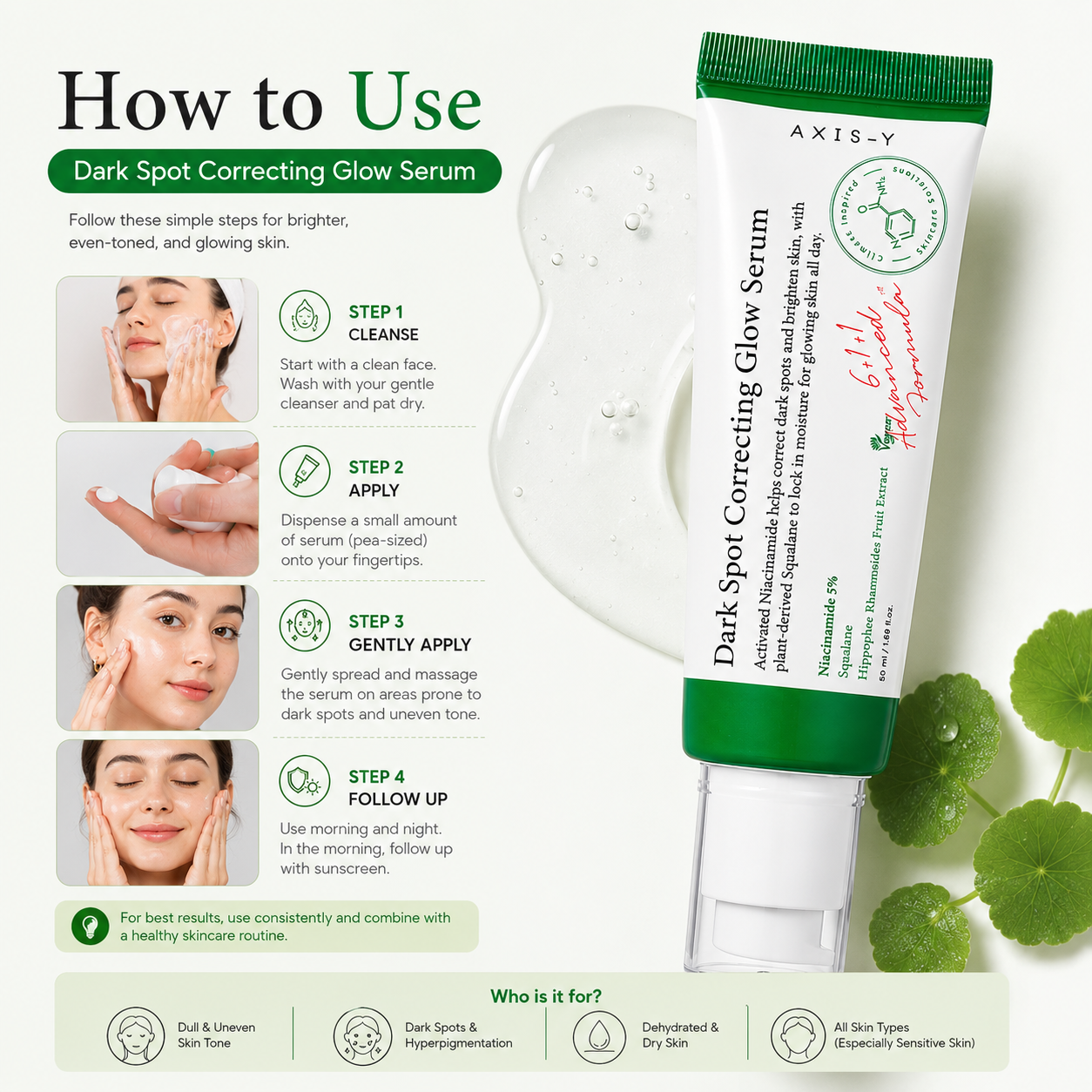 AXIS-Y Dark Spot Correcting Glow Serum 50ml