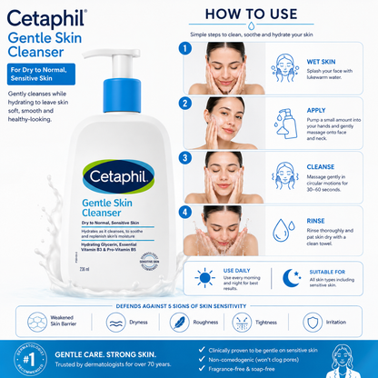 Cetaphil Gentle Skin Cleanser - 236ml