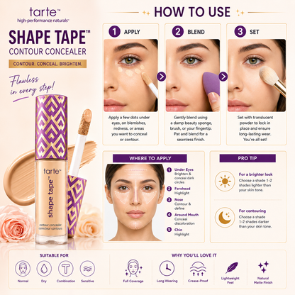 Tarte Shape Tape Contour Concealer Fair Neutral 12N