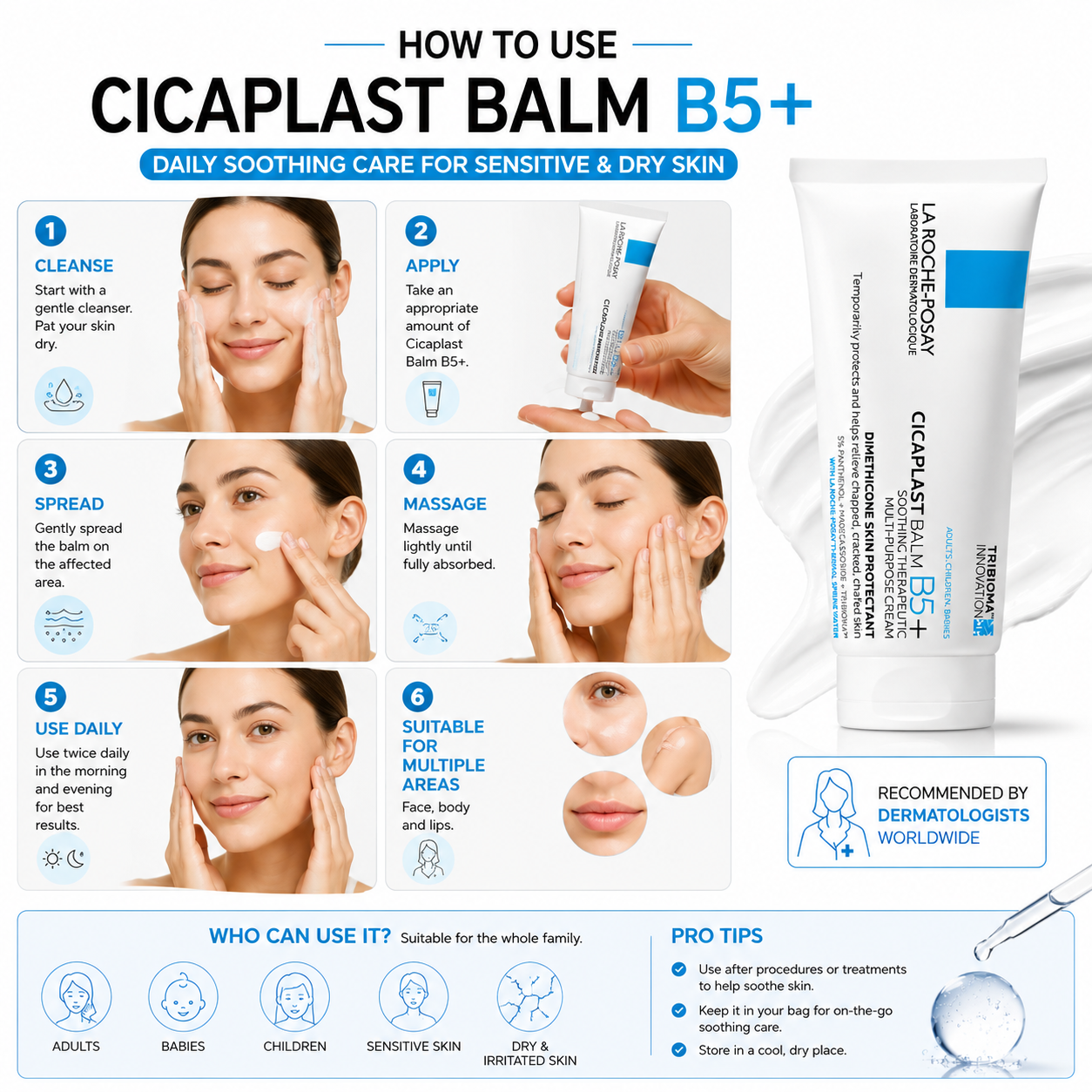 La Roche-Posay Cicaplast Baume B5+Cream- 40ml