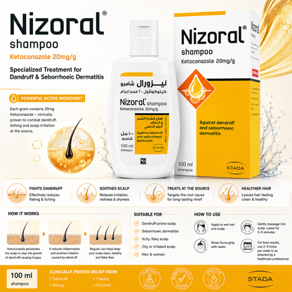Nizoral Ketoconazole Anti-Dandruff Shampoo 100ml