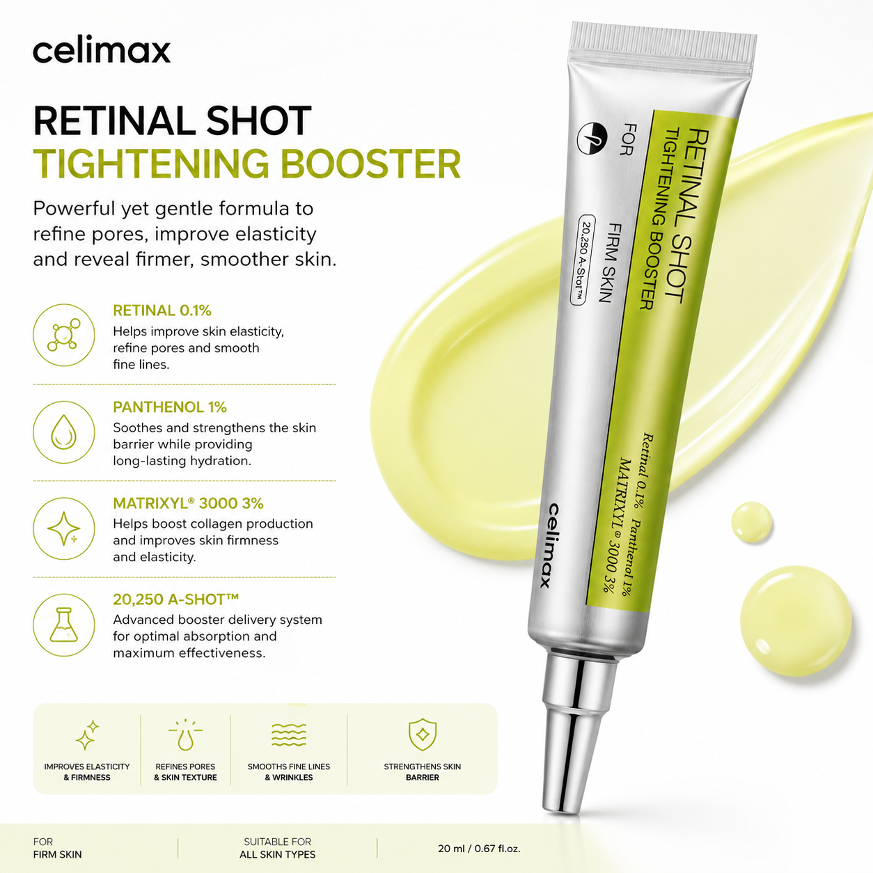 Celimax Retinal Shot Tightening Booster – Retinal 0.1%