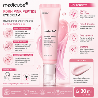 Medicube PDRN Pink Peptide Eye Cream 30ml
