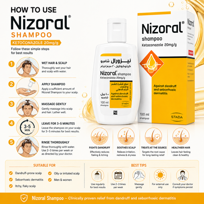 Nizoral Ketoconazole Anti-Dandruff Shampoo 100ml