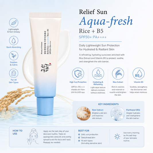 Beauty of Joseon Relief Sun Aqua-Fresh Rice + B5