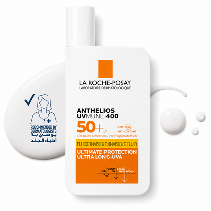 La Roche-Posay Anthelios UVMune 400 Invisible Fluid SPF50+ Sunscreen