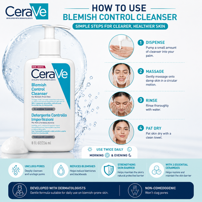 CeraVe Blemish Control Cleanser 236ml