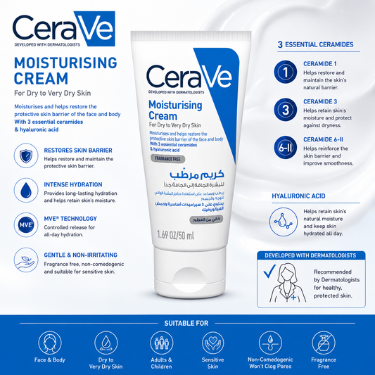 CeraVe Moisturising Cream 50ml