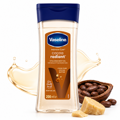 Vaseline Intensive Care Cocoa Radiant Body Gel Oil