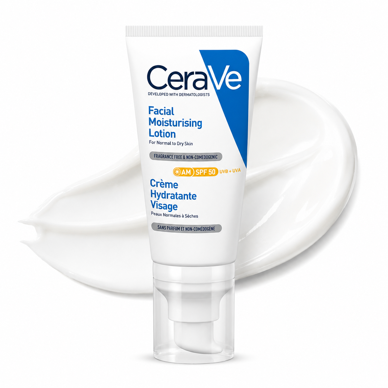 CeraVe AM Facial Moisturising Lotion SPF50